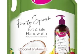 DABUR Fem Fruity Squash Soft & Safe Handwash – 1500Ml | Germ Protection | Enriched With Goodness Of Coconut Milk & Vitamin E | Long Lasting Fragrance