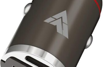 DR VAKU® ESSENVOLT 65W Car Charger Fast Charging Dual Port Type C PD PPS 65W + 18W QC 3.0 USB Car Mobile Laptop Adapter for iPhone 17/16/15/14 etc., Samsung All Series, Tablets, & Android Smartphones