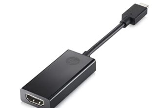 HP Pavilion USB-C to HDMI 2.0 Adapter, 6.7cm (power cord), One-year limited warranty.