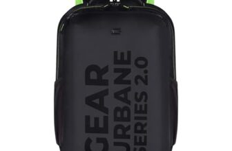 Gear Parker 23L Water Resistant Anti Theft Laptop Bag/Backpack for Men/Women – Black