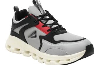 Impakto Airscape Men Running Shoes | Lightweight & Breathable Sport Shoes | Walking, Gym & Training Shoes | Shock Absorbing Sole | Anti Skid