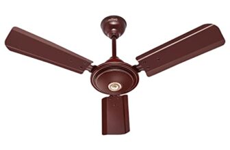 ACTIVA Apsra Brown 900 MM Sweep 650 RPM High Speed (36 INCH) Anti Dust Coating Ceiling Fan with 2 Years Warranty