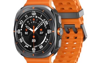 Samsung Galaxy Watch Ultra 2025 (47mm, LTE, Titanium Gray)| Upto 100h Battery| 3nm Processor| Dual GPS| Quick Button/Siren| Sapphire Glass| 10ATM and IP68| BP and ECG Monitor| Energy Score and Ages