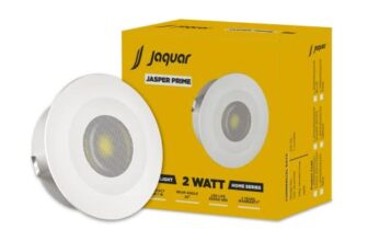 Jaquar Plastic Jasper Prime 2W LED Light Spotlight | SPOT Light for Home Ceiling | Green SPOT Light (Pack of 1)
