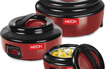 MILTON ERNESTO JR. Pack of 3 Thermoware Casserole Set(420 ml, 850 ml, 1430 ml)