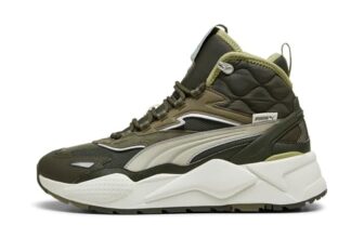 Puma Unisex-Adult RS-X Hi Dark Olive-Vapor Gray Sneaker – 9 UK (39271807)