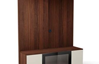 GODREJ INTERIO Sienna Media Unit, Engineered Wood (1-Year Warranty, Cinnamon & Warm Grey, Knock Down)