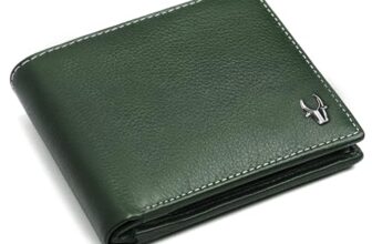 WildHorn Olive Leather Men’s Wallet (WH2050) (Green)