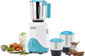 USHA Spin Pro 500 W Mixer Grinder(SN500 MX3_ | 3 Jars | Multicolor)