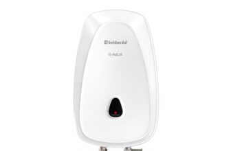 Goldmedal G Aqua 3L 3KW Instant Water Heater (Geyser) | Faster Heating| Preset Thermal Cutout| Stainless Steel Tank Rust Proof| Power & Heating LED Indicator| (White)