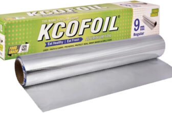 Kcofoil 9 Mtr Food Grade Aluminium Foil ISI Certified food wrapping Packing|Pack of 1 Aluminium Foil(9 m)