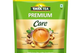 Tata Tea Premium Care Black Tea 1kg, Delicious Tea with Goodness of Tulsi, Mulethi, Ginger, Brahmi & Elaichi, Trusted Quality Tea, Loose Leaves