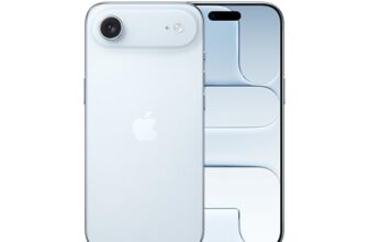 iPhone Air 256 GB: Thinnest iPhone Ever, 16.63 cm (6.5″) Display with Promotion up to 120Hz, Powerful A19 Pro Chip, Center Stage Front Camera, All-Day Battery Life; Sky Blue