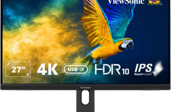 ViewSonic 68.58 cm (27 inch) 4K Ultra HD IPS Panel Monitor (VX2762U-4K)(Response Time: 3.8 ms, 60 Hz Refresh Rate)