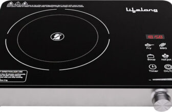 Lifelong 2000 W Radiant Cooktop Touch Panel(Black, Infrared InductionLLIRC001)