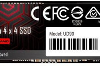 Silicon Power UD90 4 TB Desktop Black PCIe NVMe Internal Solid State Drive (SSD) (SP04KGBP44UD9005)(Interface: PCIe NVMe, Form Factor: M.2)