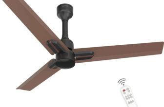 Polycab Wizzy Neo with 4 Year Warranty BLDC Motor with Remote 1200 mm Ceiling Fan(5 Star | Brown Copper | Pack of 1)