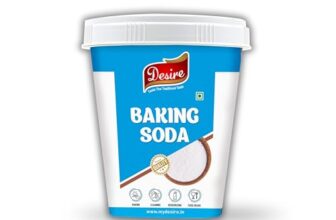 Desire Baking Soda Powder for Cooking & Cleaning – 1kg Jar | Multipurpose, Food Grade, Non-GMO | Ideal for Baking, Deodorizing & Household Cleaning