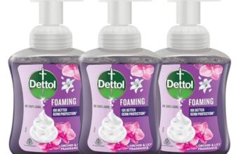 Dettol Orchid & Lily Foaming Handwash Pump 250ml (Pack of 3)