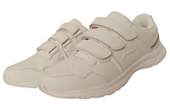 Li-Ning NonLacing School Shoes Kids Range – Unisex – White – 7 UK