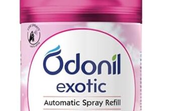 DABUR Odonil Exotic Automatic Spray Refill – 225Ml | Floral Bliss | 2X Long Lasting | Fits All Machines | 2200 Sprays Guaranteed | Lasts Upto 60 Days
