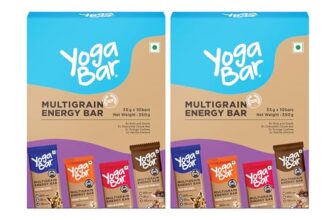 Yogabar Energy Bars – Pack Of 20|Healthy Diet With Fruits,Nuts,Oats And Millets,Gluten Free And High Protein Crunchy Granola Bars,700 Gram,Nut & Seed,Orange Cashew,Chocolate Chunk Nut,