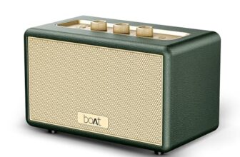 Boat New Launch Stone Opus, 80W Signature Sound, 12HRS Battery, Multilink Connectivity, Built-in Subwoofer, Premium Design, TWS, Bluetooth Speaker, Wireless Speaker, Portable Speaker (Sea Green)