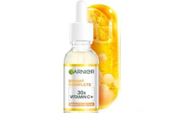 Garnier Vitamin C + Face Serum for Skin Brightening & Anti-Dark Spots|100X Stronger than Vit C |2% Niacinamide 0.5% Salicylic Acid/BHA |Suitable for Oily, Dry, Sensitive Skin |For Men & Women 30ml