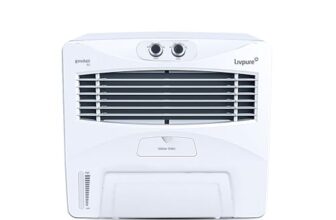 Livpure GoodAir Window 52L Air Cooler | 188 Sq. Ft. Area Coverage| 190 Watt Motor with Overload Protection |Inverter Compatible|Woodwool Cooling Pads |2 Yrs Motor Warranty & 1 Yr Comprehensive (White)