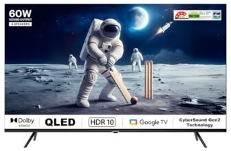 Blaupunkt 126 cm (50 inches) Quantum Dot Series 4K Ultra HD QLED Google TV 50QD7010 (Black)