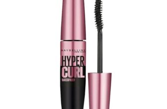 Maybelline New York Mascara, Highly Pigmented Colour, Long-lasting, Waterproof, Hypercurl , Black, 9.2ml