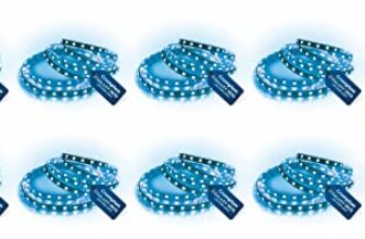 Crompton 25W LED Strip Light | 5 Meter Blue Light | Roll with 300 LEDs | 22 Lumens/LED | Bright & Energy Saving | Flexible Lighting | Without Driver | Pack of 1