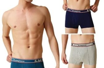 Lux Champion Men’s Semi Long Underwear | 100% Super Combed Cotton | Breathable, Light & Comfortable Lux Underwear | Pack of 5 (Color May Vary)-75cm Assorted