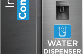 Midea 560 L Frost Free Side by Side Refrigerator  with Water Dispenser Inverter Compressor(BRU Steel, MDRS704FGF46)