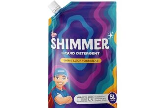 Shimmer Liquid Detergent – 5L Family Pack | French Lavender Fragrance | Front Load & Top Load Machine Wash & Bucket Wash Expert | Removes Tough Stains | Shine Lock Formula | Deep Clean Technology