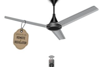 KUHL Fest B1 1200MM Power Saving BLDC Ceiling Fan | 28W | Saves Upto 65% Electricity | BEE 5 Rated & ISI Marked | High Air Flow | Stylish Design | Remote & Regulator Operated | Silver Mist
