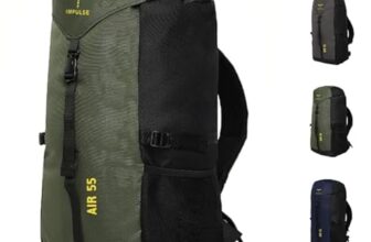 Impulse Rucksack bags 55 litres travel bag for men tourist bag for travel backpack for hiking trekking Bag for men camping Air 55 with 1 Year Warranty