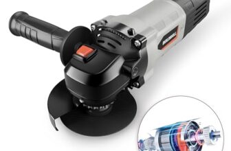 BUILDSKILL 850W Angle Grinder Machine | 100MM | M10 | Spindle Lock | 11000 RPM Speed | Copper Motor | Two Position Detachable Handle | Compact & Lightweight Grinding Machine (6 Months Warranty)