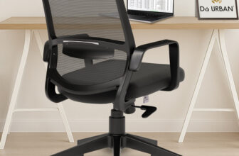 Da URBAN Dysen Mid Back Mesh Office Executive Chair(Black, Optional Installation Available)