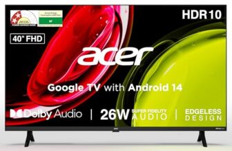 acer 100 cm (40 inches) Ultra I Series FHD Smart LED Google TV AR40FDGGU2841BD