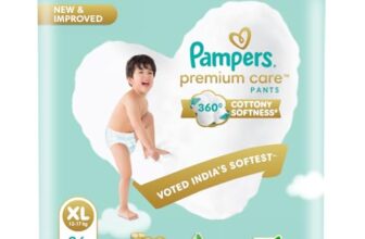 Pampers Premium Care Pant Style Baby Diapers | Extra-Large (XL size) | 36 Count | Voted India’s Softest | All-in-1 with 360 Cottony Softness Diapers | 12-17kg