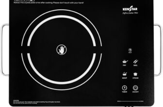 Kenstar 2200 W Infrared Cooktop Touch Panel(Silver, Black, Infra Lumo Electric Stove Cooktop Energy Efficient Fast Heating Portable)