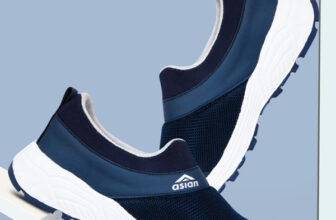 asian Future-04 laceless sports shoes for men | Latest Stylish Casual sneakers for men without laces | running shoes for boys | Slip on blue shoes for running, walking, gym, trekking & party Running Shoes For Men(Multicolor , 6 UK/India)