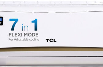 TCL 2026 Model 2 Ton 3 Star Split Inverter 7 Step Convertible with Powerful and Fast cooling, 4 Ways Swing, Blue Fin and Fungal Protection, Energy saving, Silent Operation AC(TAC-22CSD/EV3AM, White)