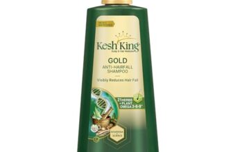 Kesh King Gold Anti Hairfall Shampoo, Reduces Hair Fall, Makes Hair Strong, Strengthens, Nourishes & Conditions, For Soft, Smooth & Voluminous Hair, For Men & Women, 600 ml
