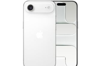 Apple iPhone Air 256 GB: Thinnest iPhone Ever, 16.63 cm (6.5″) Display with Promotion up to 120Hz, Powerful A19 Pro Chip, Center Stage Front Camera, All-Day Battery Life; Cloud White