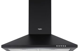 Whirlpool 60cm 900 m3/hr Cassette Filter Kitchen Chimney with 5 Years WARR on Motor | CLASSIC PLUS CF 60 BK HOOD | Black | 3 Speed Push Button Control