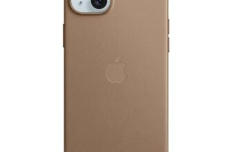 Apple iPhone 15 Plus FineWoven Case with MagSafe – Taupe ​​​​​​​