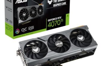 ASUS TUF Gaming NVIDIA GeForce RTX™ 4070 Ti OC Edition Gaming Graphics Card (PCIe 4.0, 12GB GDDR6X, HDMI 2.1a, DisplayPort 1.4a)