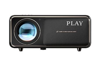 Play Gold 3D Projector with Native Full Hd, Android 9, 5G WiFi & Bluetooth Speakers Inbuilt